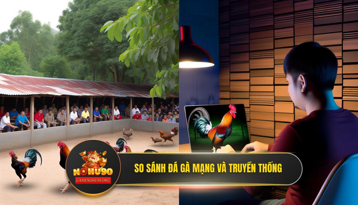 So sánh chi tiết Đá gà mạng và Đá gà truyền thống